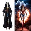 Wonder Diana Woman Prince Cosplay Cape Belt Set Halloween Party Performance