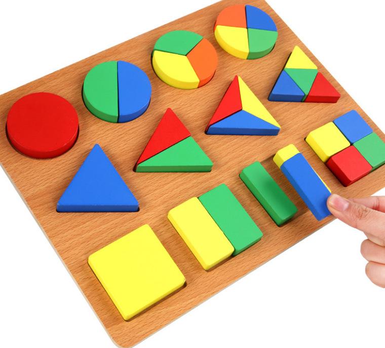 Seven-Layer Wooden Rainbow Stacking Tower - Early Education Toy for Infants