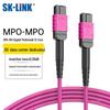 SK-LINK 12-Core OM4 MPO-MPO Fiber Optic Patch Cord
