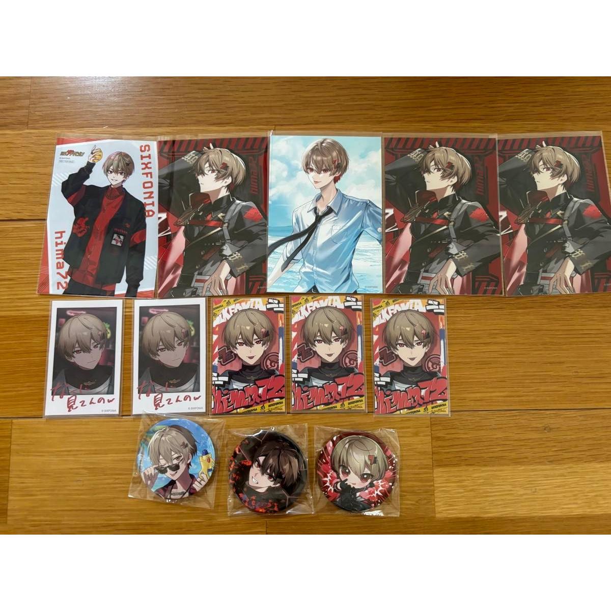 Used SIXFONIA Kyoku72 Goods Bulk Sale Bromide Can Badge