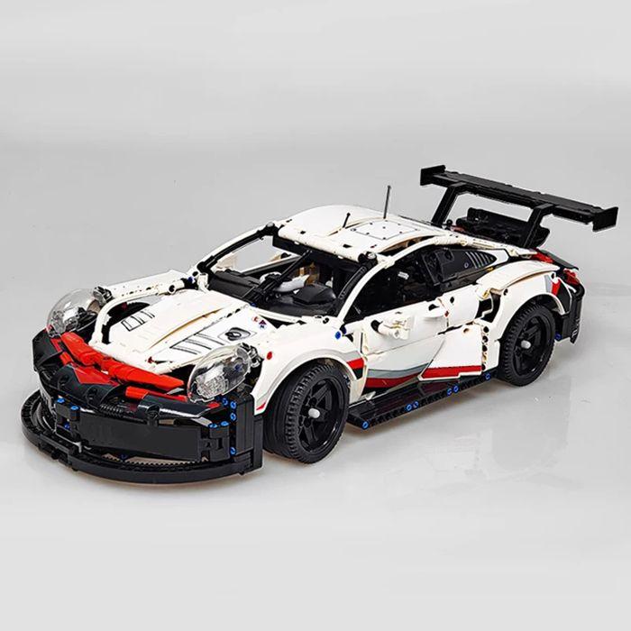 DIY toy - 911 rsr - 1580 blocks - electric remote control - integrated lights
