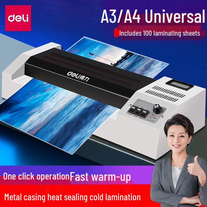 Deli 3895 A3/A4 Photo Laminator CN plug (adapter included)