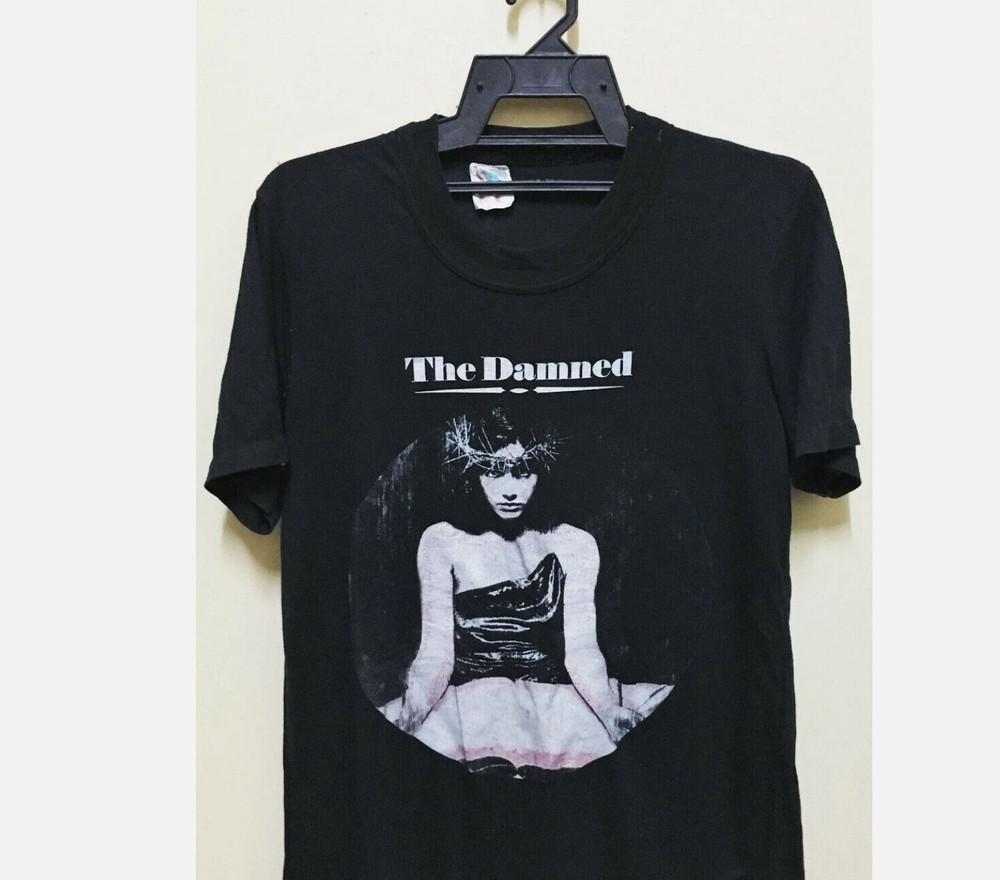 VINTAGE 1985 THE DAMNED PUNK ROCK GOTH TOUR CONCERT T-SHIRT Unisex T-Shirt S