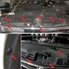 Push-In Installation Car Bumper Retainer Clips Rivet Mounting Clamps  Automotive Maintenance