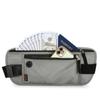Diebstahlsicherer Reise-Versteck-Hüfttasche Unisex Multifunktionale Enganliegende Reisepass- & Ausweis-Halter Spritzwassergeschützte Leichte Hüfttasche