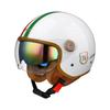 All-season Electric Vehicle Helmet for Men and Women, Dual-vision Safety Half Helmet