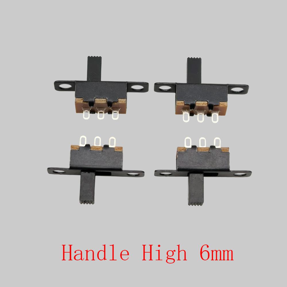 Micro Mini Slide Switch SPDT 1P2T Toggle Switch 2 Position 3 Pin On-Off DIP Panel Mount for Arduino PCB Project DIY DC 50V 0.5A