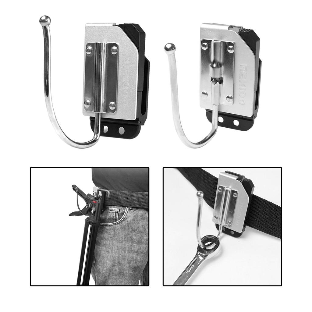 Tool Belt Clip Organizer Quick Response Work Belt Hook Attachment for Repairs Electricians Carpenters Mechanics
