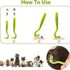 3pcs Pet Lice Removal Tool Set for Dogs, Cats & Humans Easy To Use Plastic Lice Removers In Assorted Colors Sizes Painless Head Body Removal Portable