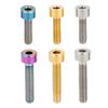 M4x13.5mm/M4x20mm Lightweight Bolt Rust resistant Bolt Colorful Bolt Titanium Alloy Bolts Durable for Fixed Handlebars