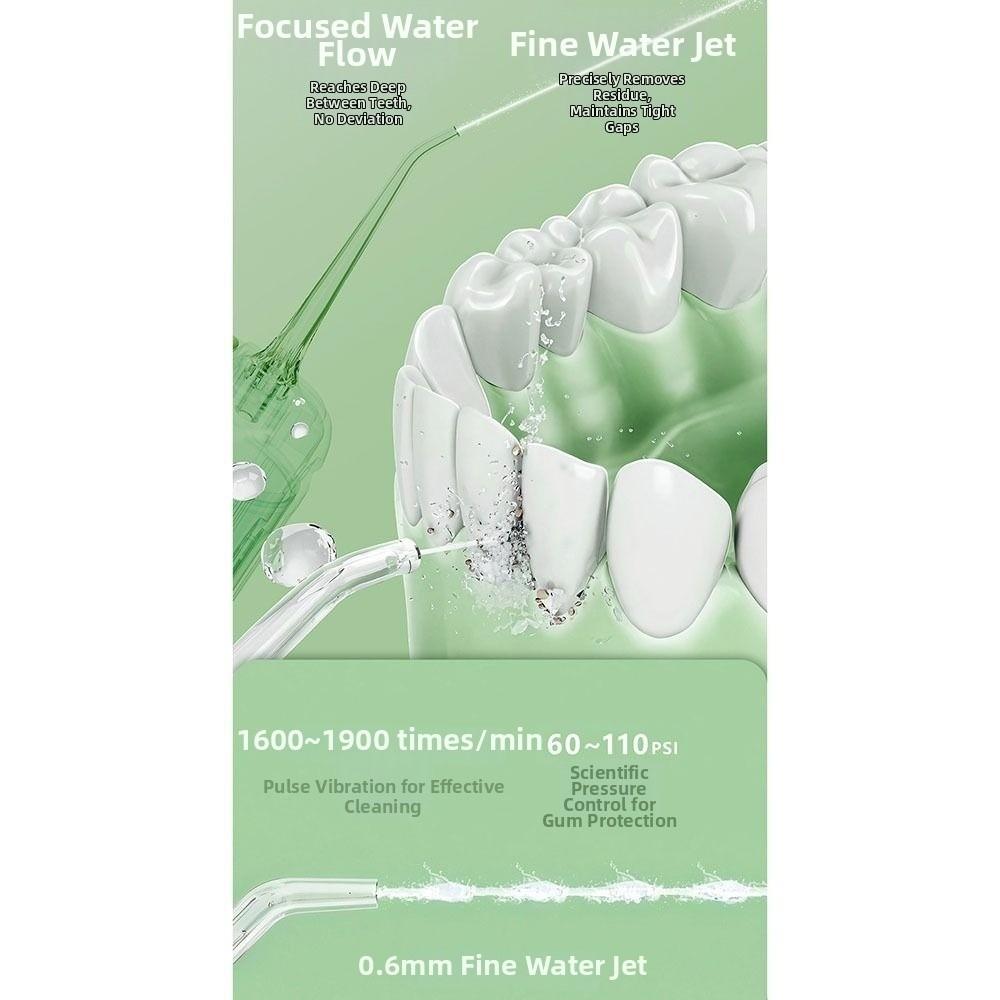 3 Modes Dental Water Flosser 5 Jet Tip Water Jet Floss Oral Irrigator Braces Care
