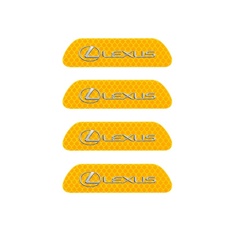 

Lexus Car Door Reflective Sticker Night Light Warning Decal For Lexus F SPORT ES RX NX LS UX LM LX GX LC RZ IS CT GS RC HS SC TX