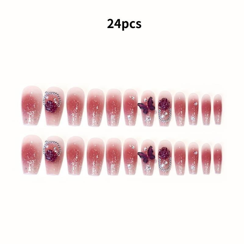 Nägel Tragemaniküre Abnehmbare Nägel Verschleißfest Bequem Leicht