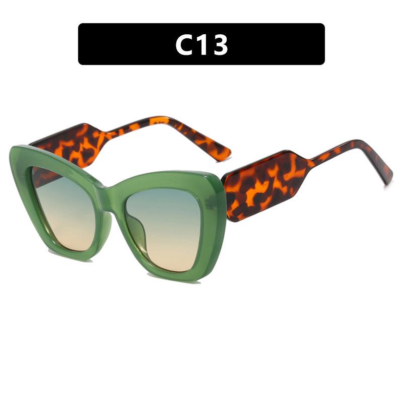 Kodon 2023 Cat-Eye Colorblock Flat Lens Anti-Blue Light Eyewear - Influencer Style