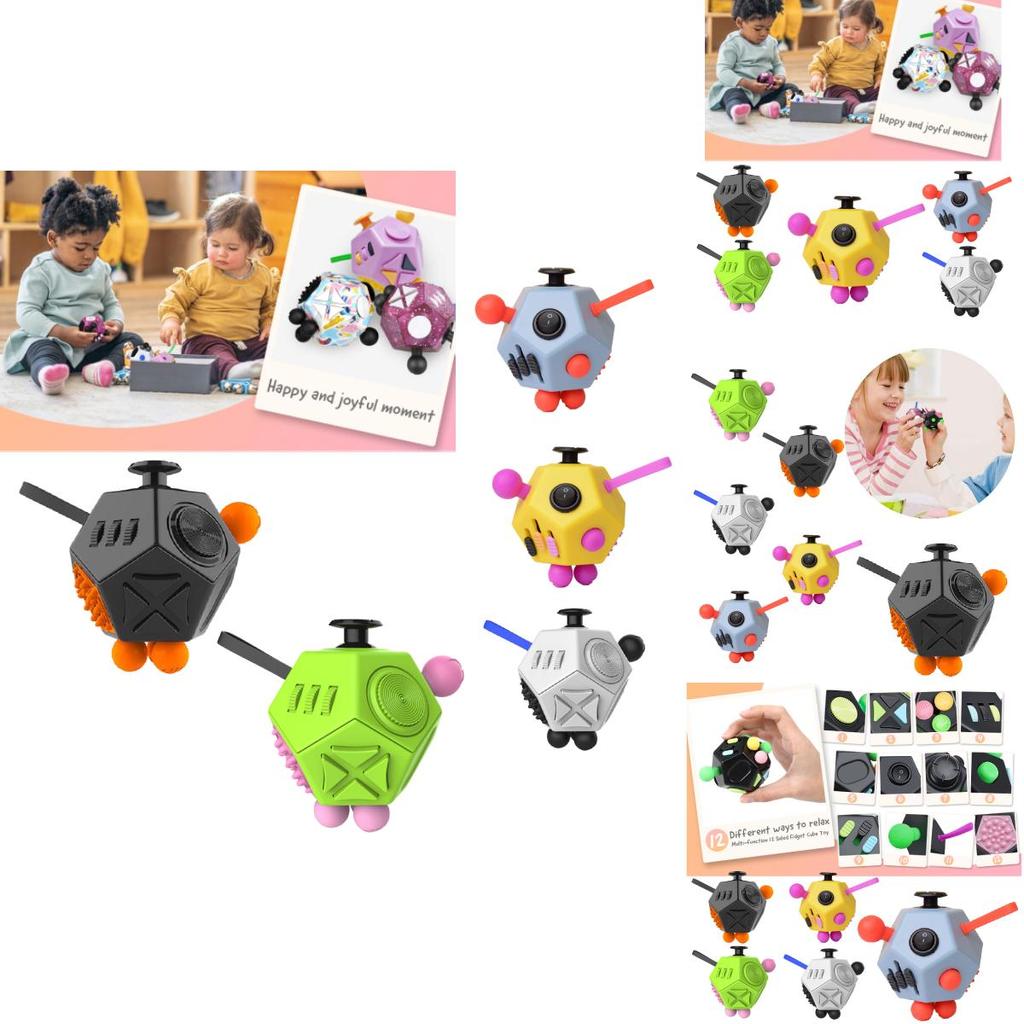 Dodecagon Fidget Cube Superior Anti-stress Toy For Adults Kids
