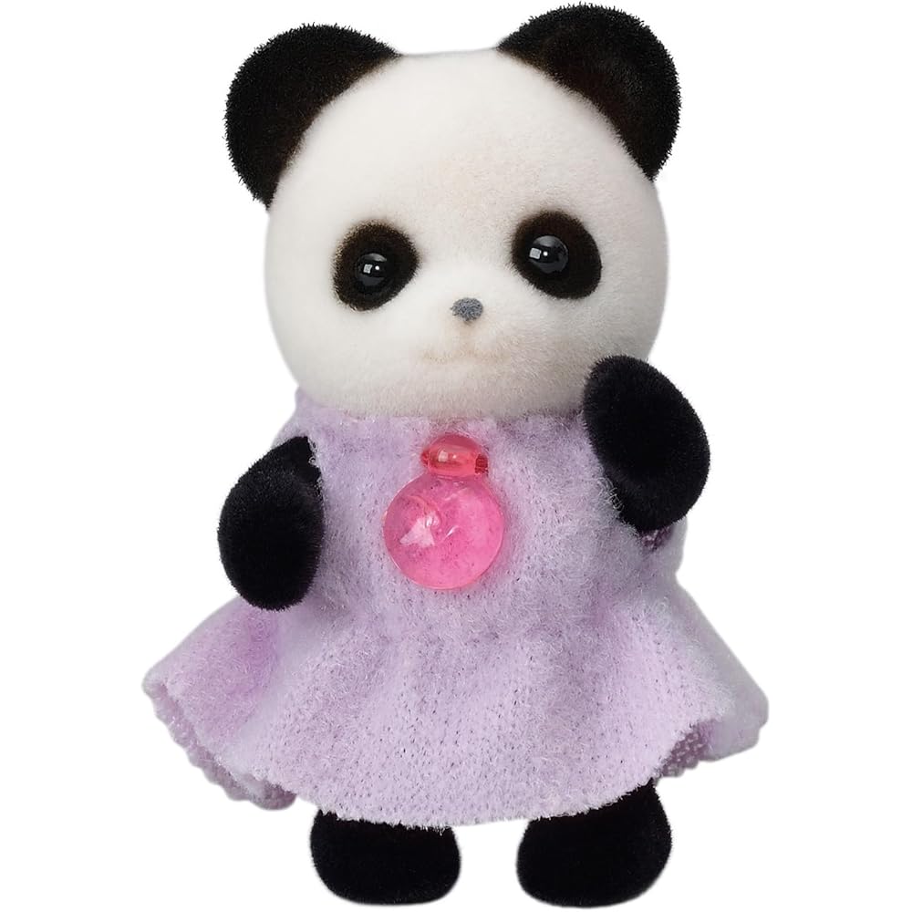 Sylvanian Families Panda Family Doll Set for Dollhouse Ages 3 and Up