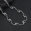 Irregular Shaped Titanium Steel Texture Necklace Street Hong Kong Style Hip Hop Trend Unisex Niche High-end Collarbone Choker