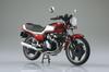 Aoshima Bunka Kyozai Scale Complete Honda CBX400F Motorcycle In Candy Ala Moana Shell White (AOSHIMA) 1/12 Red/Pearl
