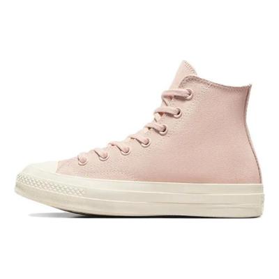 Chaussures à Lacets Hautes en Toile Décontractées Minimalistes Polyvalentes Durables Absorbant les Chocs Unisexes Baskets Rose A07901C