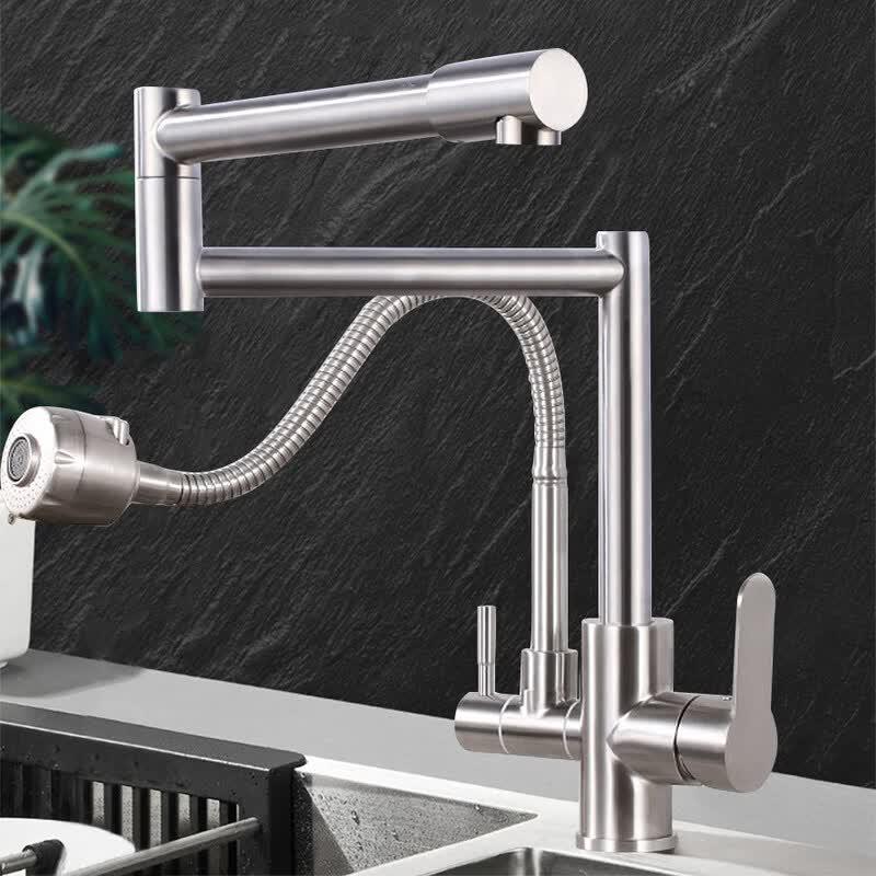Taijufu 304 Stainless Steel Foldable Kitchen Faucet
