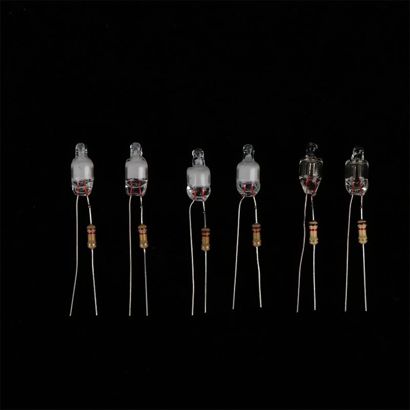 10Pcs Neon Indicator Light Green Red Blue Signs 6Mm Neon Lamp Glow Bulbs