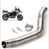 Stainless Steel Motorcycle Exhaust Muffler Motorcycle Exhaust Vent Middle Link Pipe for Benelli TRK 502