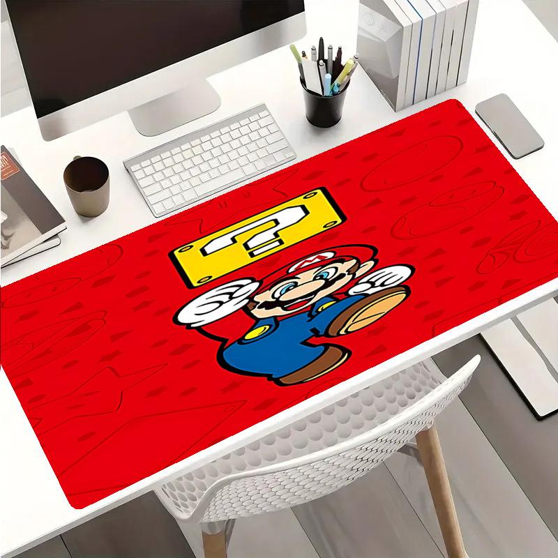 Super Mario1 Theme Premium Non-slip Mouse Pad with Stitched Edges,Durable Rubber Material,for Desktop & Gaming Great Gifts