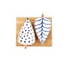 Creative Japanese Leaf Shape Ceramic Multi-grid Dried Fruit Dish Sushi Snack Plate Sauce Dish Set Home Deco