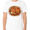 Schlafender Fuchs T Shirt Herbst Wald Tier Natur Kunst Vintage Fashion Slightly Soft Homme Stretched Stylish Graphic