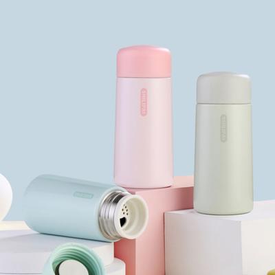 Thermal Cup Leak-proof Drink Water 5 Colors Useful Stainless Steel Vacuum Bottle for School