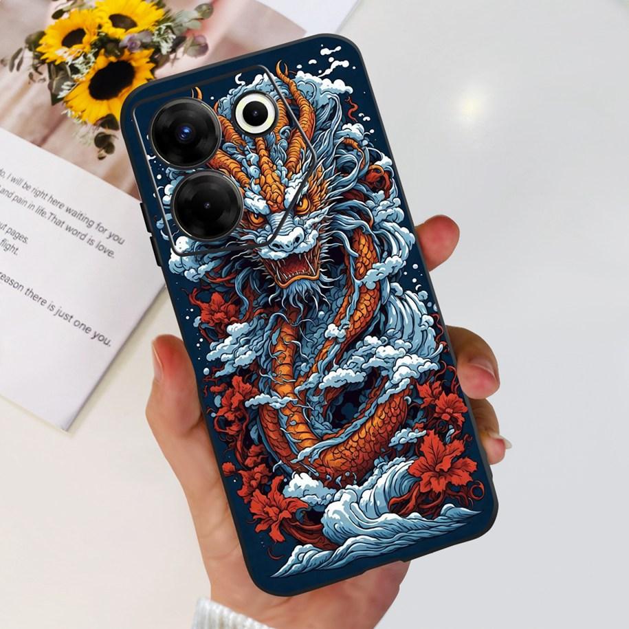 For Tecno Camon 20 Pro 5G Case Marble Cover For Tecno Camon 20 Bumper Soft Silicone Phone Cases For Camon20 Pro CK8n CK7n Fundas