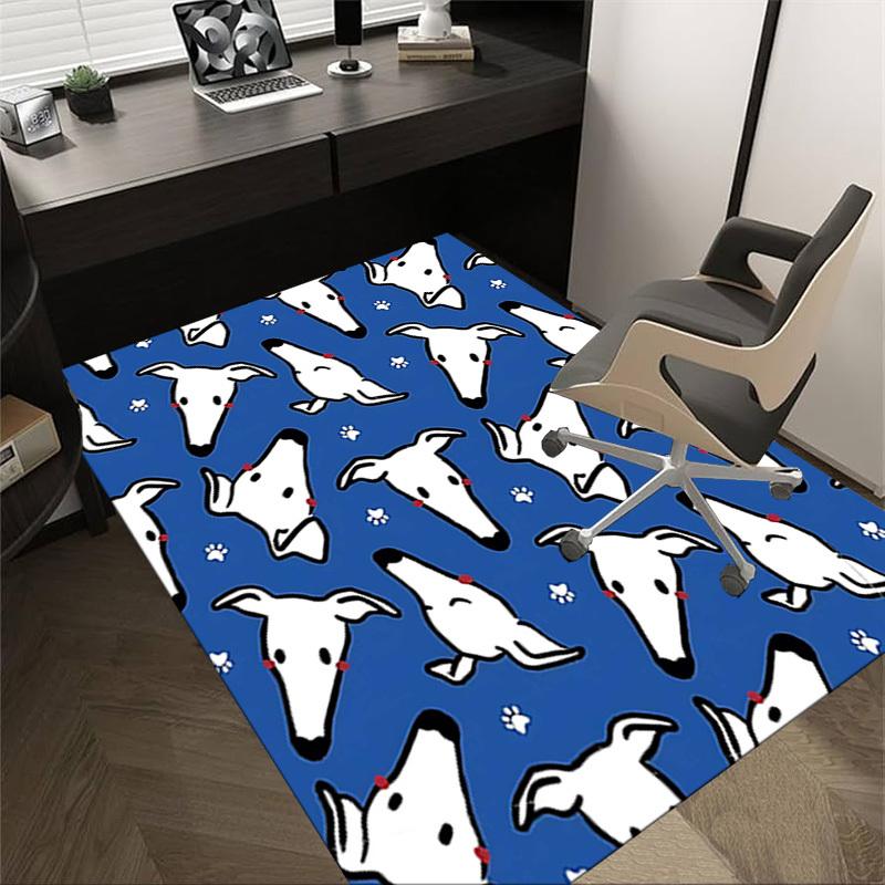 

1PC Dog paw Non-Slip Floor Carpet Compatible for Office&Living Room&Bedroom&Dining room - Flat-Weave Machine-L0315 60cm by 90cm