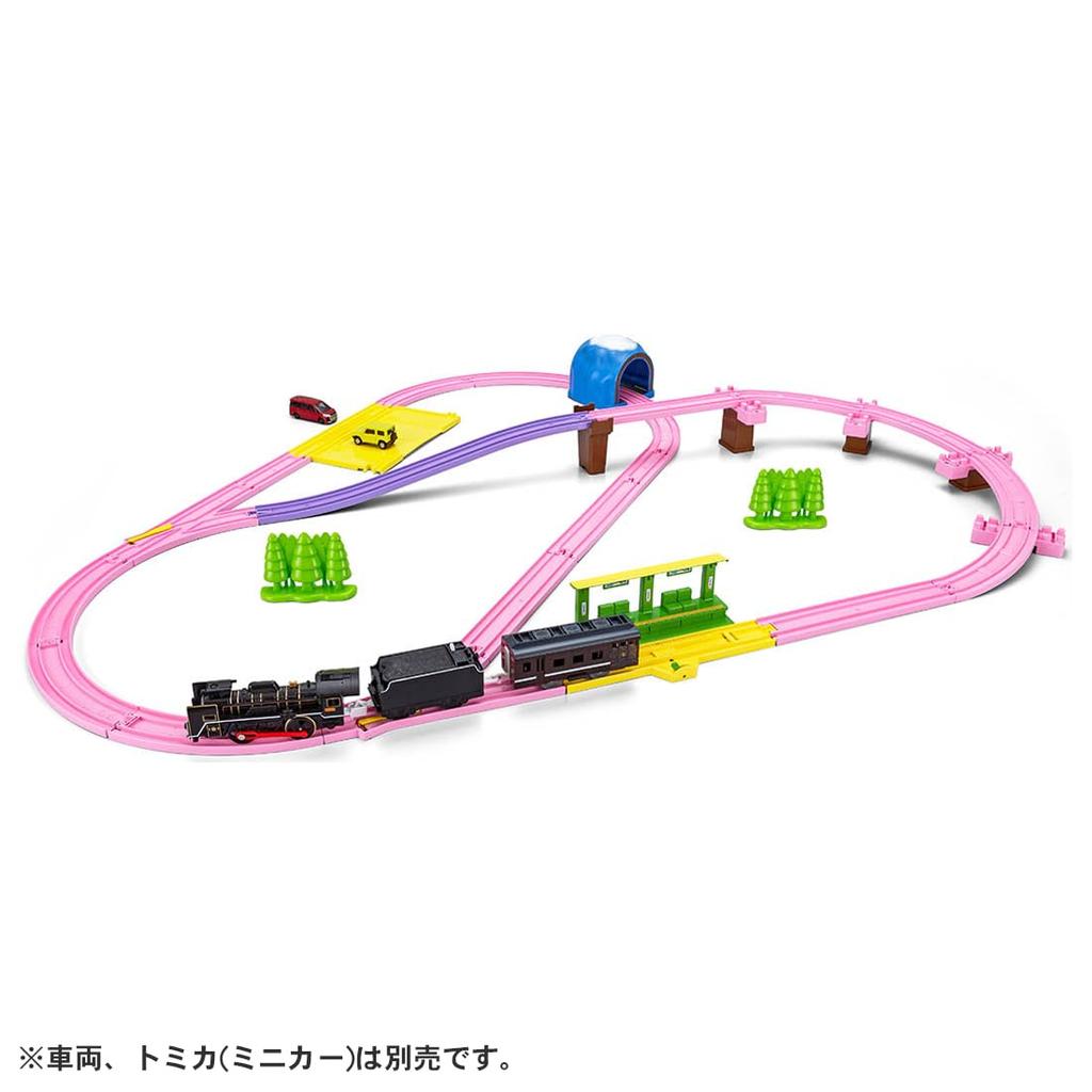 Takara Tomy Plarail Scenic Color Rail Kit and Train Train Toy Ages ~Flowers Railways~ 3+