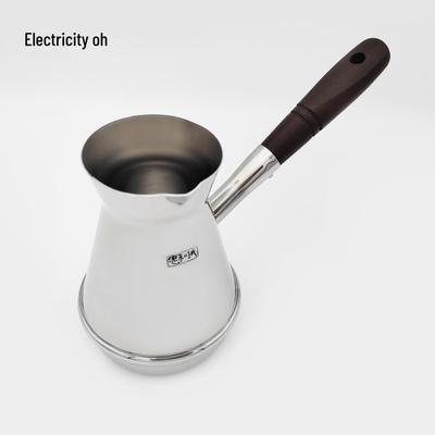 Kaffee- und Milchkännchen aus dickem Edelstahl mit langem Griff für Latte Art