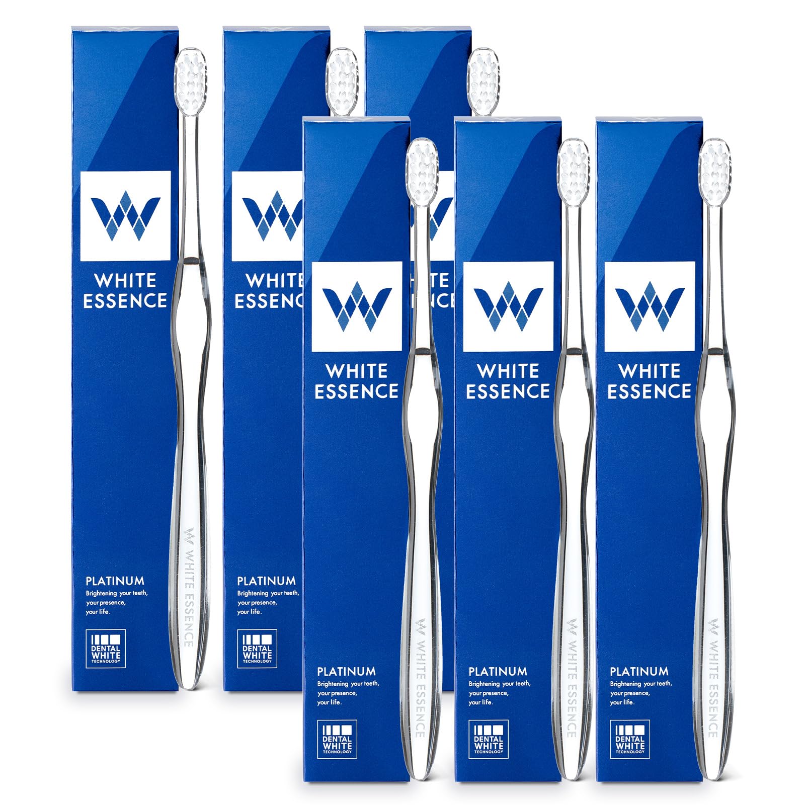 

Зубная щетка White Essence Platinum Маленькая Компактная Сверхтонкая Зубная Паста Кариес Заболевания Пародонтита Чудо (Набор 6)