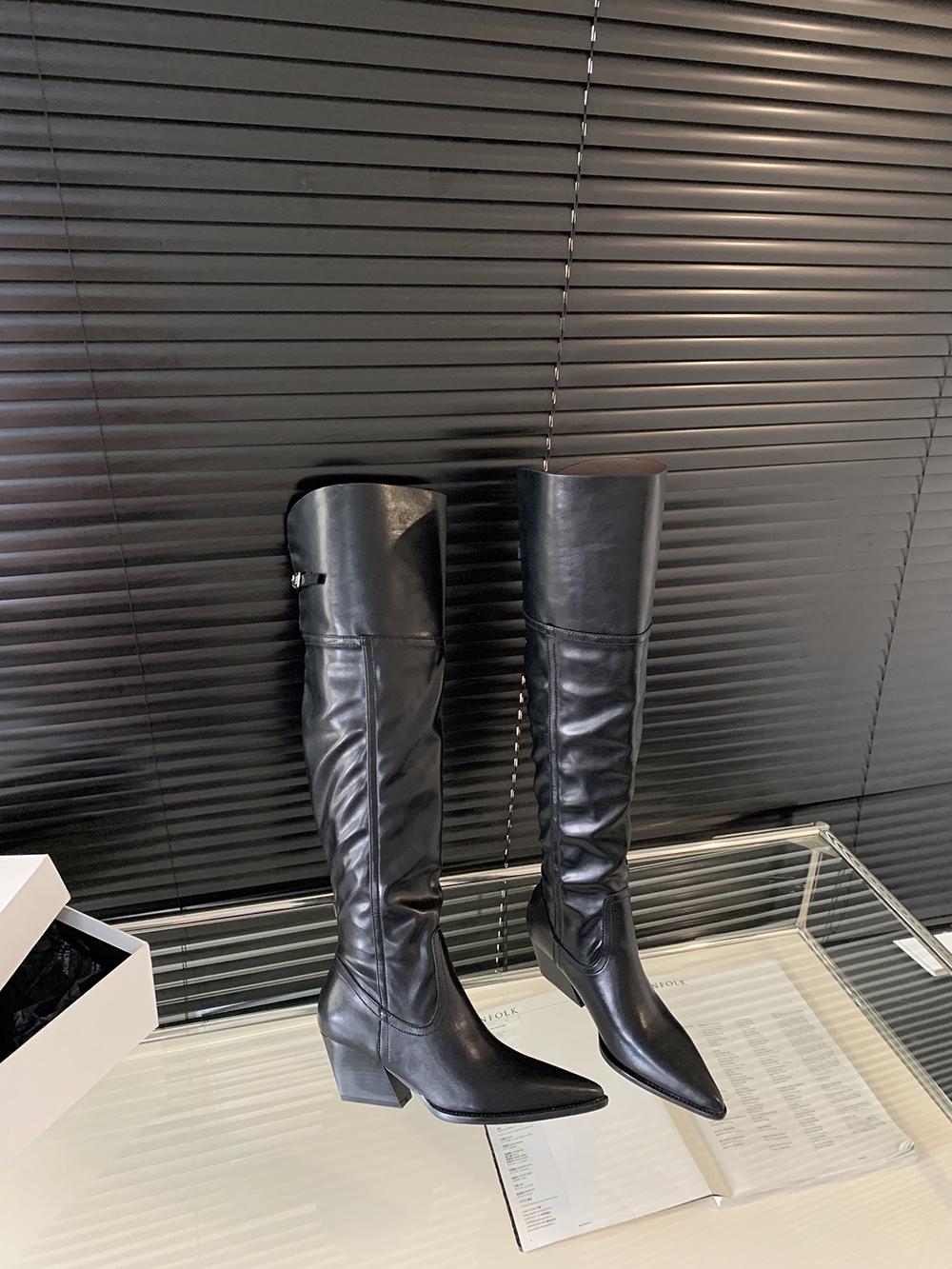 

Модные женские ботинки челси с острым носком из лакированной кожи, женские туфли-лодочки для вечеринок, новинка 2024 года, модные ботинки в стиле вестерн без застежек, зима 7.5