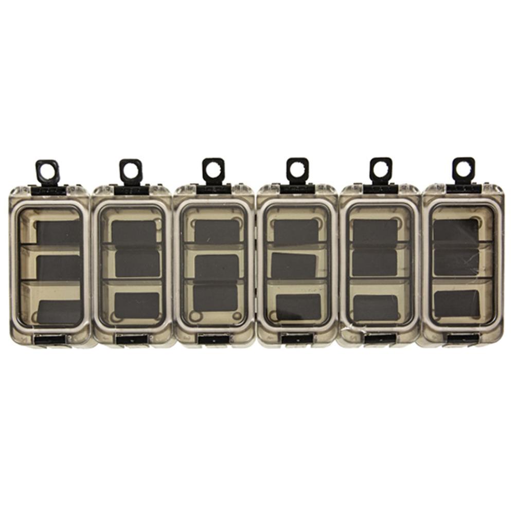 6Pcs Magnetic Fishing Hook Outdoor Fishing Gear Accessories Box Expandable Outdoor Fishing Box for Bass Carp Fishing Accessories