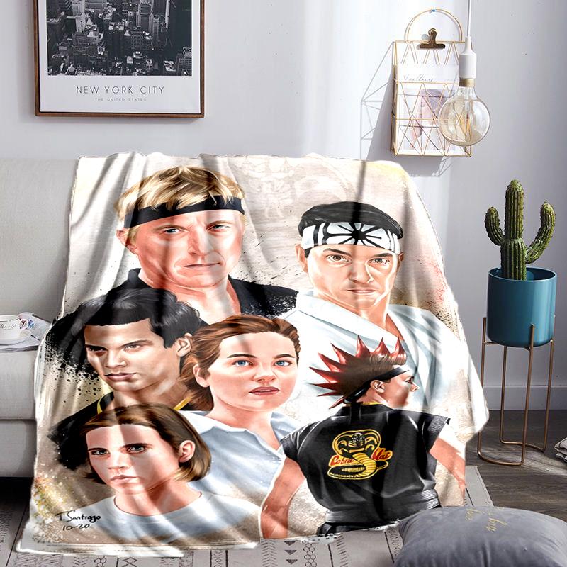 Cobra Movies Of The Fighters Blanket Flannel Throw for Sofa, Indoor, Camping, Living Room, Office, Chair, And Bed Soft Birthday Gift