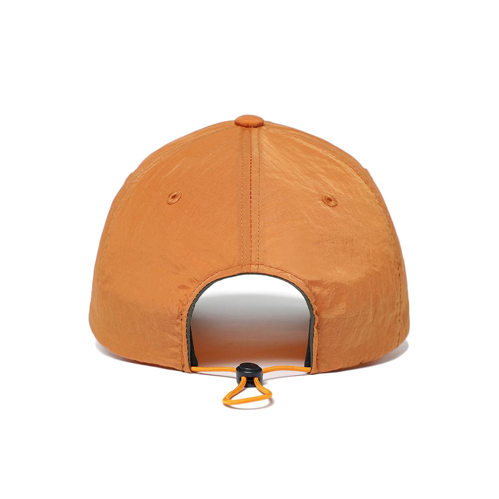 NOTIG Washed Logo Embroidered Ball Cap Orange_Okg3Accp101O1