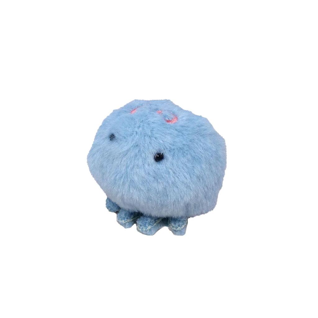 Naitou Design Underwater Walk Pochamaru Magnet Jellyfish Plush Toy, Total Height: Approx. 5cm, Ages 6+