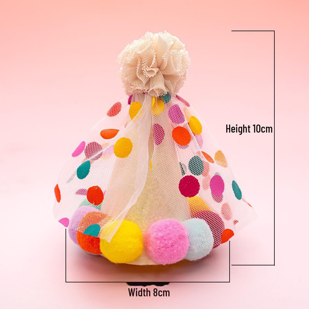 Senye Pet Birthday Bib Scarf & Hat Decoration for Dogs and Cats