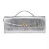 Luxury Design Top-Handle Bag For Women Evening Handbag Long Purse, Crocodile Pattern Crossbody Shoulder Bags Fashionable Outfits