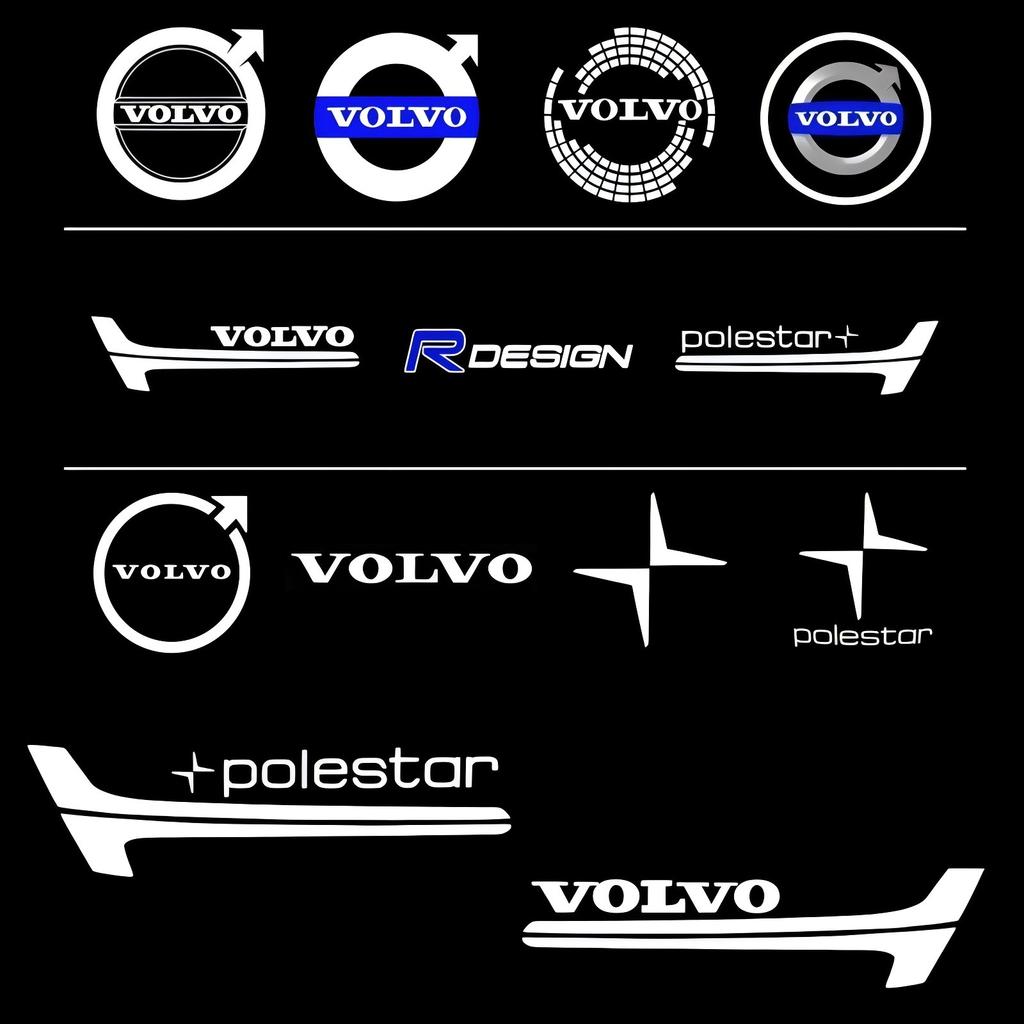 2Pcs Car LED Door Welcome Light Projector Logo Ghost Shadow Light Auto Accessories For Volvo V40 V60 V90 XC40 XC60 XC90 S60 S90