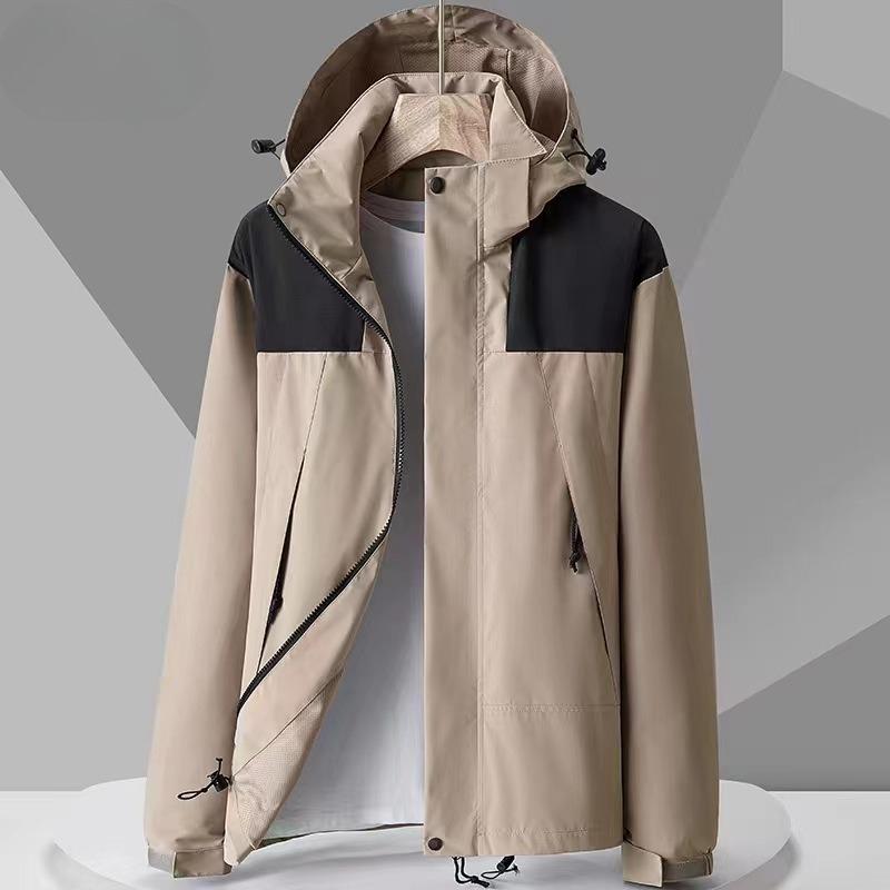 New Sports and Outdoor Women's Waterproof Waterproof Removable Hood Thin Jacket Jacket