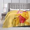 Die Winnie Puuh Bär Decke Flanell Fantastisch Warm Überwurfdecke für Tagesdecke Winter,
