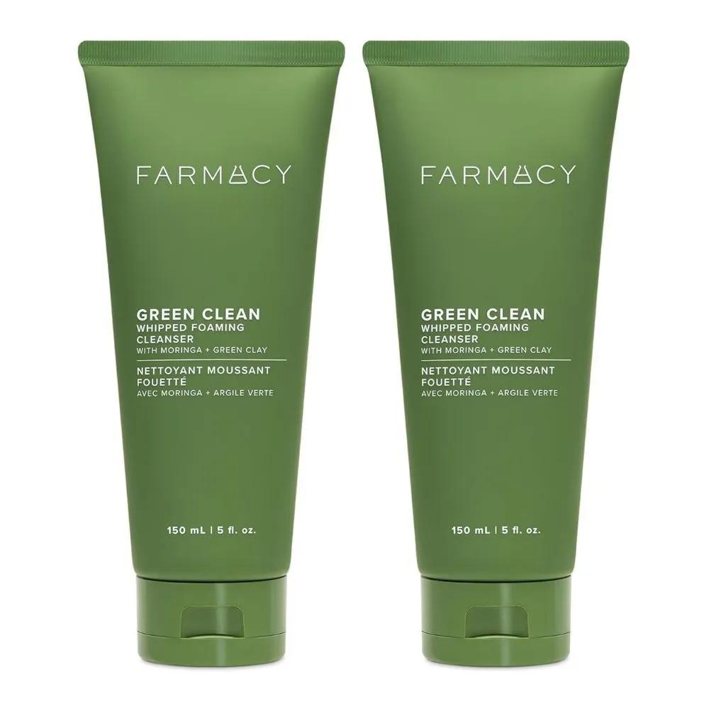 

Farmacy Green Clean Whipping Foaming Cleanser 150ml x 2 Face Wash Cleanser FARMACY