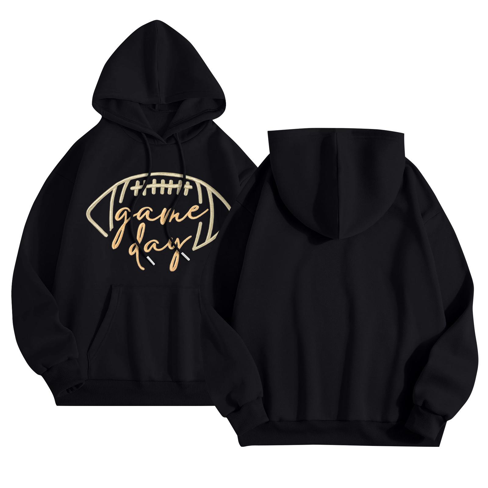 

Женская мода, повседневные универсальные повседневные толстовки, топы с длинными рукавами, толстовки S чёрный