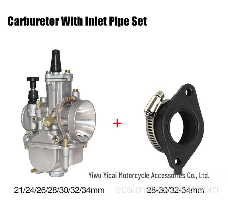 PWK28 Off-Road Motorcycle 30mm Carburetor Set with 35-40mm Intake Manifold
