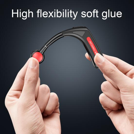 1ks M-618 Bone Conduction sluchátko Vodotěsné Háček na ucho s dlouhou pohotovostní dobou kompatibilní s Bluetooth 5.1 bezdrátová náhlavní souprava pro firmy