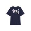 Nike Logo Print Vintage American Casual Breathable Short Sleeve Drop Shoulder T-Shirt Women Tops Dark-Blue FD2548-410
